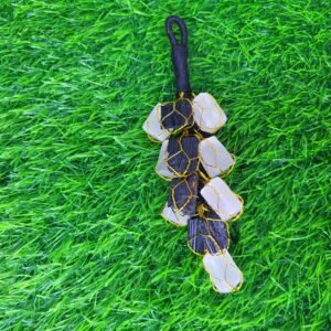 Black Tourmaline with Selenite Hanger