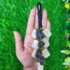 Black Tourmaline with Selenite Hanger