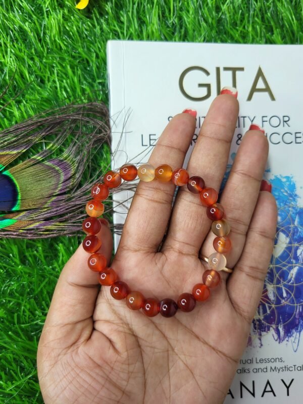 2 Red Carnelian Bracelet