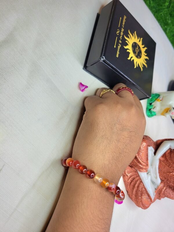 3 Red Carnelian Bracelet